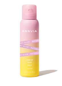 xịt dưỡng thể nâng tone da hương vetiver màu tự nhiên